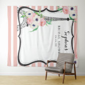 Paris Vrijgezellenfeest Backdrop Photo Booth Wandkleed (In Situ (horizontaal))