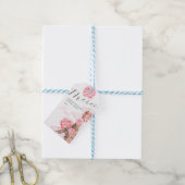 Paris Vrijgezellenfeest Merci Dank u Cadeaulabel (Met Touw)