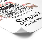 Paris vrijgezellenfeest Welkom, Frans thema Poster (Hoek)