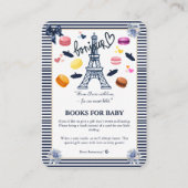 Paris w / Liefde voor onze Sweet Bebe Baby shower Informatiekaartje (Voorkant)