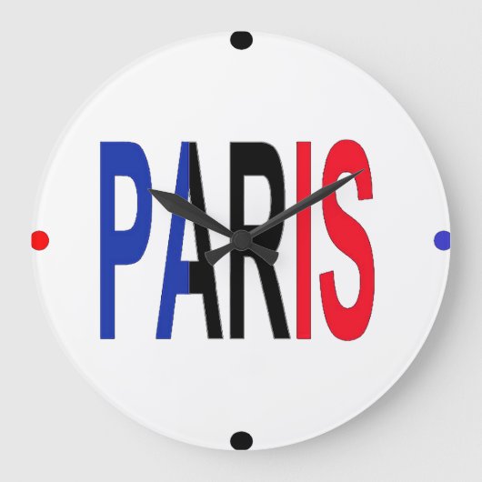 Paris Wall klok (Voorkant)