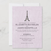 Paris Wedding Invitations Kaart (Voorkant)