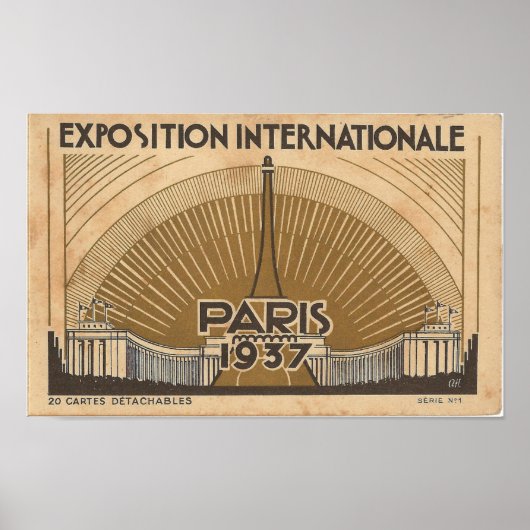 Paris-Weltausstellung 1937 Poster (Voorkant)
