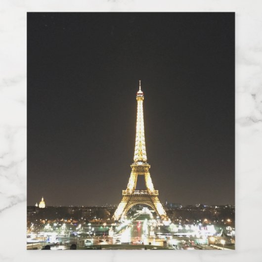 Paris wijnfles Sticker (Enkel label)