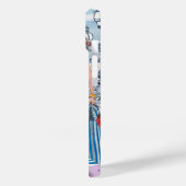 Paris Winkeled Mode Meisjes Chic Geïllustreerd Case-Mate iPhone Case (Achterkant / Links)