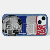 Paris World Soccer iPhone hoesje (Achterkant (horizontaal))