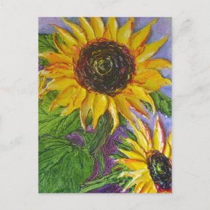 Paris' Yellow Sunflower Briefkaart