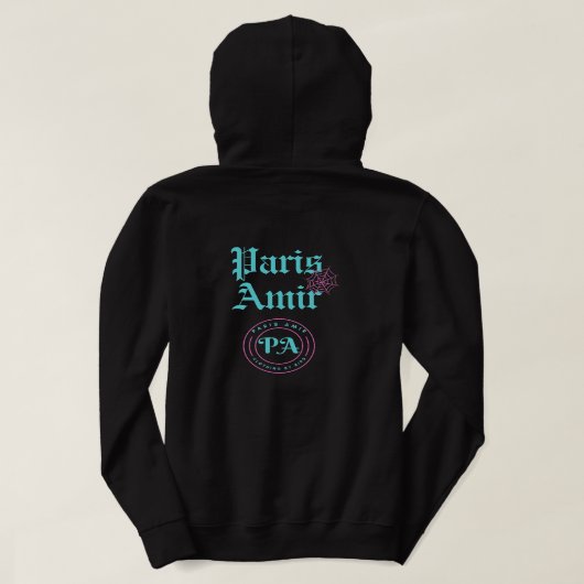 parisamir hoodie (Design achterkant)