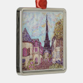 ParisCityscape pointillism ornament Kristie Hubler (Rechts)