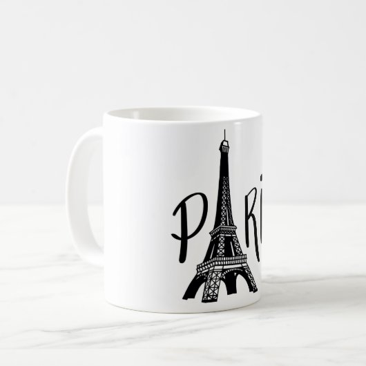 ParisEiffel Tower Design Coffee Mug Koffiemok (Voorkant links)