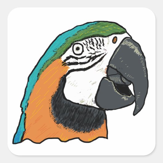 Parish Vierkante Sticker (Voorkant)