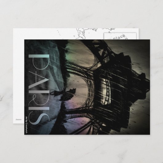 Parisiaans Briefkaart (Voorkant / Achterkant)