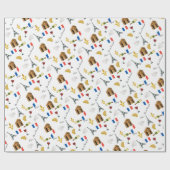 Parisiaans Cadeaupapier (Vlak)