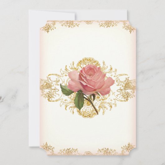 Parisiaans  Roos Kaart (Achterkant)