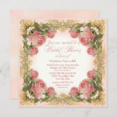 Parisiaans  Roos Vrijgezellenfeest Kaart (Voorkant / Achterkant)