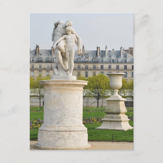 Parisiaanse architectuur briefkaart (Voorkant)