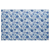 PARISIAANSE BLOOM Blue Rozen Stof (Yard (91,4 cm))