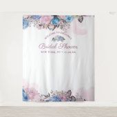 Parisiaanse charme bruidsmeidenavond foto prop ach wandkleed (Voorkant)