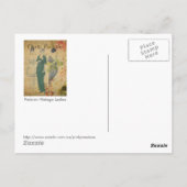 Parisiaanse  dames briefkaart (Achterkant)