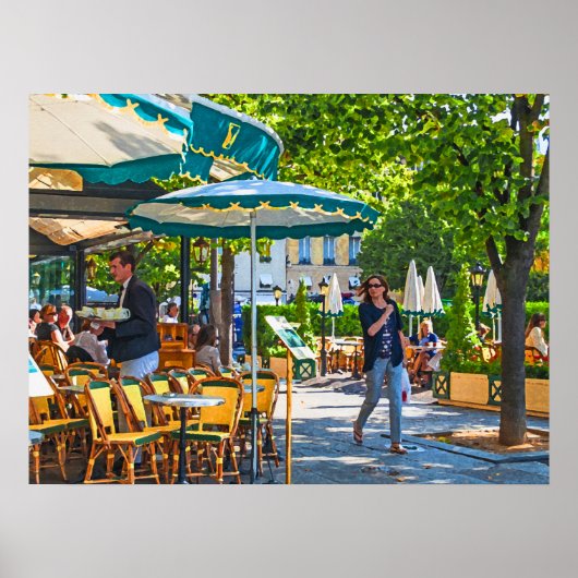 Parisiaanse ochtend. poster (Voorkant)