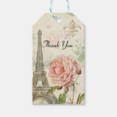  Parisiaanse Partij Hartelijk dank Cadeaulabel (Voorkant)