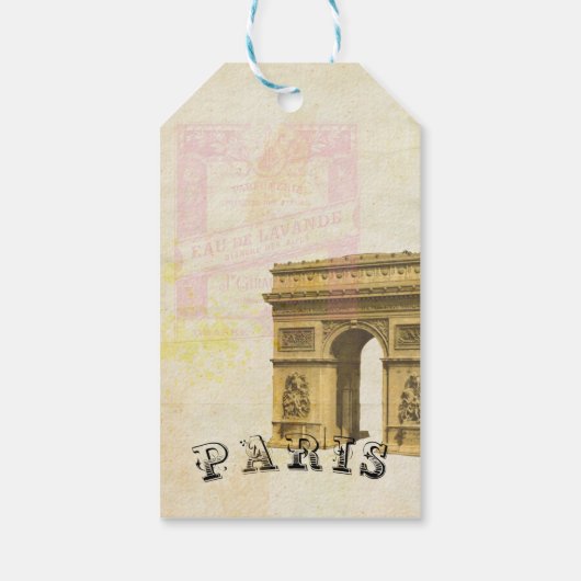  Parisiaanse Partij Hartelijk dank Cadeaulabel (Achterkant)