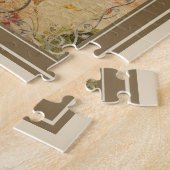 Parisiaanse Vintage met Eiffeltoren Legpuzzel (Zijkant)