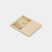Parisiaanse Vintage met Eiffeltoren Post-it® Notes (Schuin)