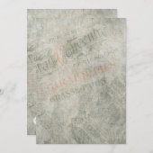 -Parisian Ad Style Birthday Kaart (Voorkant / Achterkant)