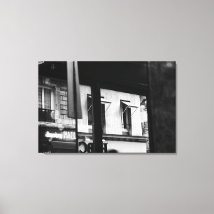 Parisian Atmopshere Windows en Reflections Canvas