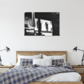 Parisian Atmopshere Windows en Reflections Canvas Afdruk (Insitu (Slaapkamer))
