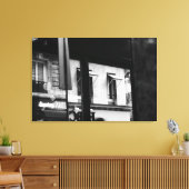 Parisian Atmopshere Windows en Reflections Canvas Afdruk (Insitu (Woonkamer))