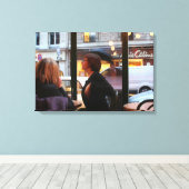 Parisian Atmosphere Caline Rue Rambuteau Canvas (Insitu (Houten vloer))