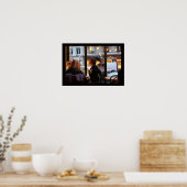 Parisian Atmosphere Caline Rue Rambuteau Poster (Keuken)