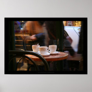 Parisian Atmosphere Coffee Guest of Ghost Poster