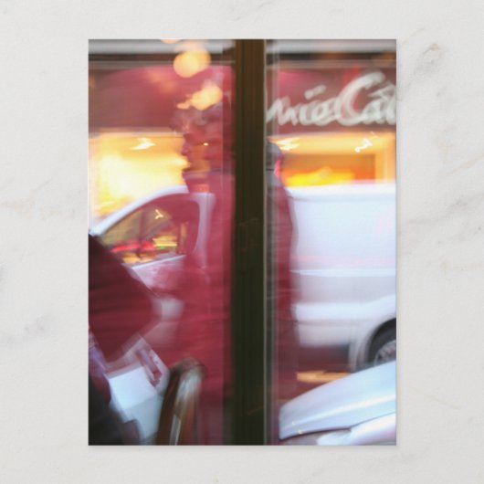 Parisian Atmosphere in beweging Briefkaart (Voorkant)