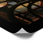 Parisian Atmosphere Rue Rambuteau Beaubourg Poster (Hoek)