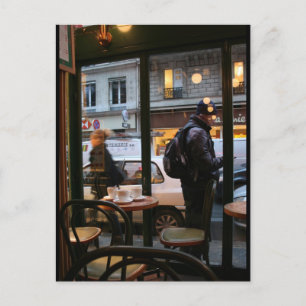 Parisian Atmosphere Rue Rambuteau bij Beaubourg Briefkaart