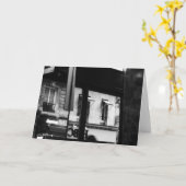 Parisian Atmosphere Windows en Reflectiekaart Kaart (Gele Bloem)