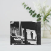 Parisian Atmosphere Windows en Reflecties Briefkaart (Staand voorkant)