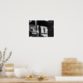 Parisian Atmosphere Windows en Reflections Poster (Keuken)