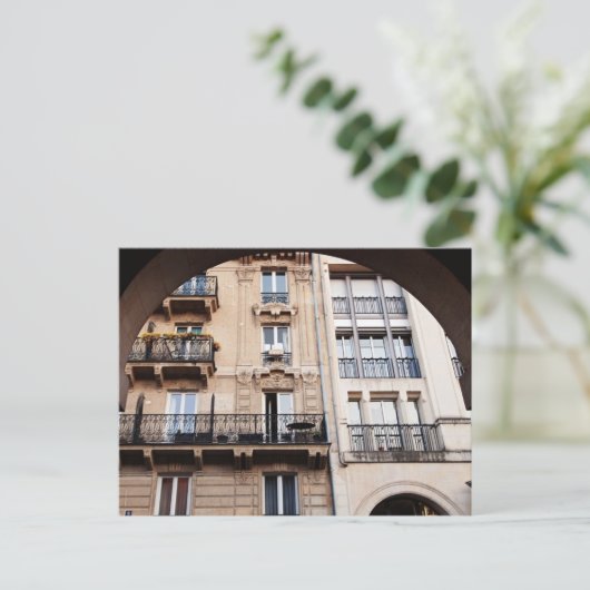 Parisian Balcony Briefkaart (Staand voorkant)