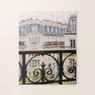 Parisian Balcony Uitzicht Foto Jigzaag Puzzle Legpuzzel