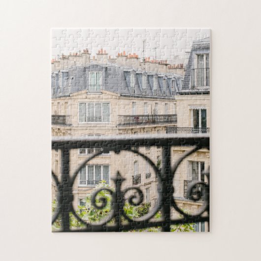 Parisian Balcony Uitzicht Foto Jigzaag Puzzle Legpuzzel (Verticaal)