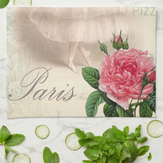 Parisian Ballerina Theedoek (Gevouwen)