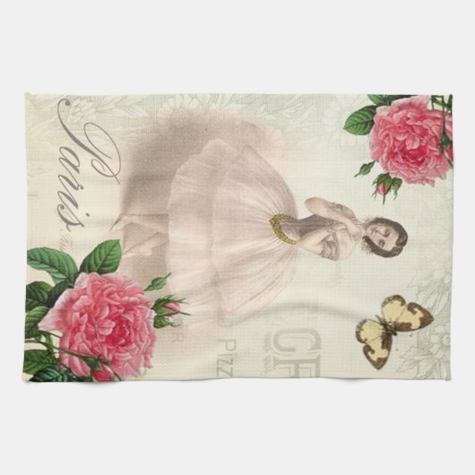 Parisian Ballerina Theedoek (Horizontaal)