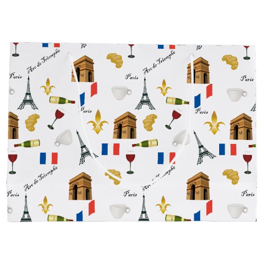 Parisian Birthday Groot Cadeauzakje (Achterkant)