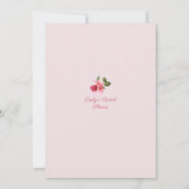 Parisian Bridal Shower Kaart (Achterkant)