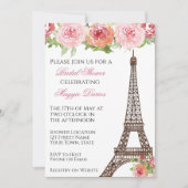 Parisian Bridal Shower Kaart (Voorkant)