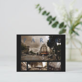 Parisian Cafe Scene Briefkaart (Staand voorkant)